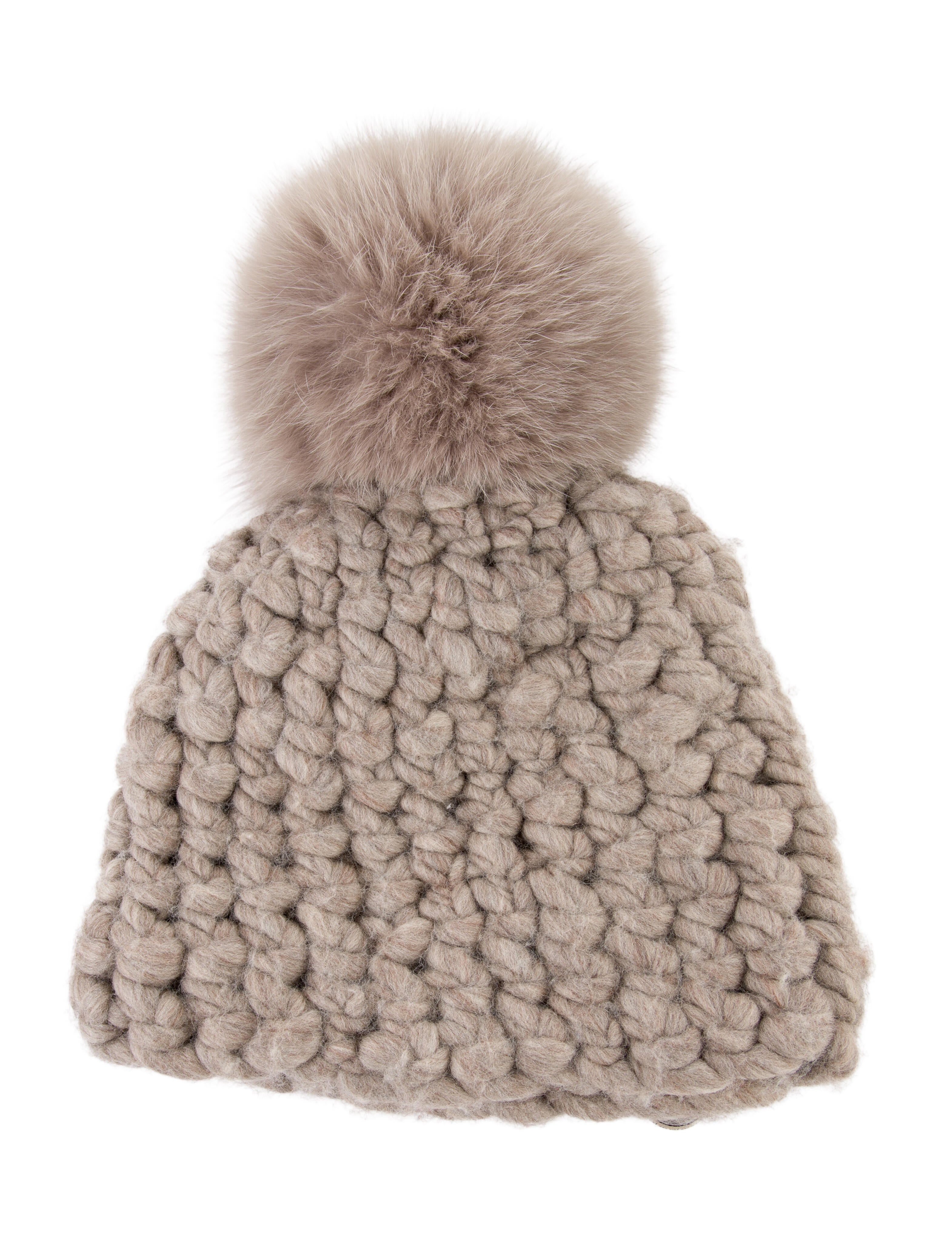Mischa Lampert Knitted Pom Pom Beanie