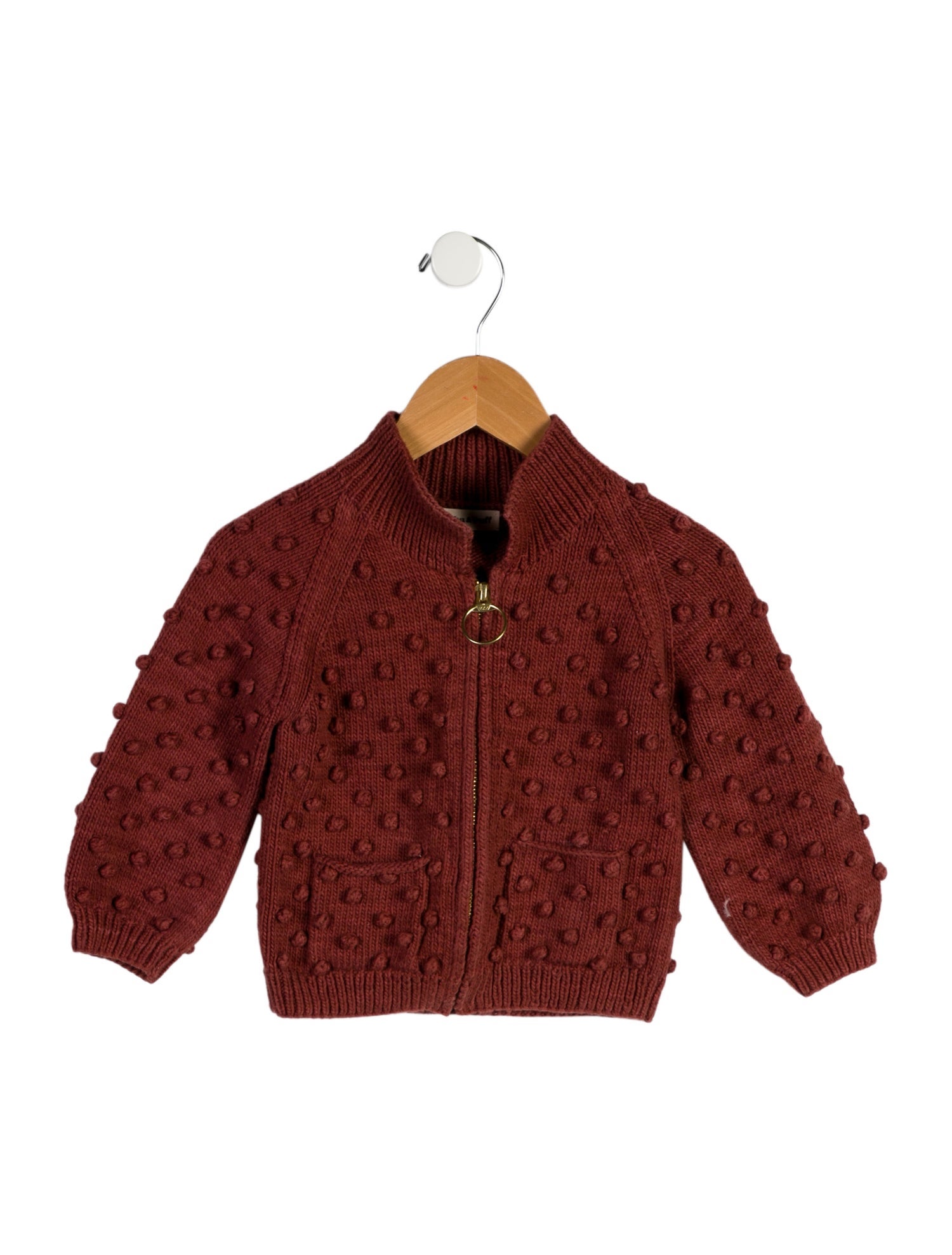 misha and puff popcorn zip cardigan（Sweaters & Cardigans Misha  