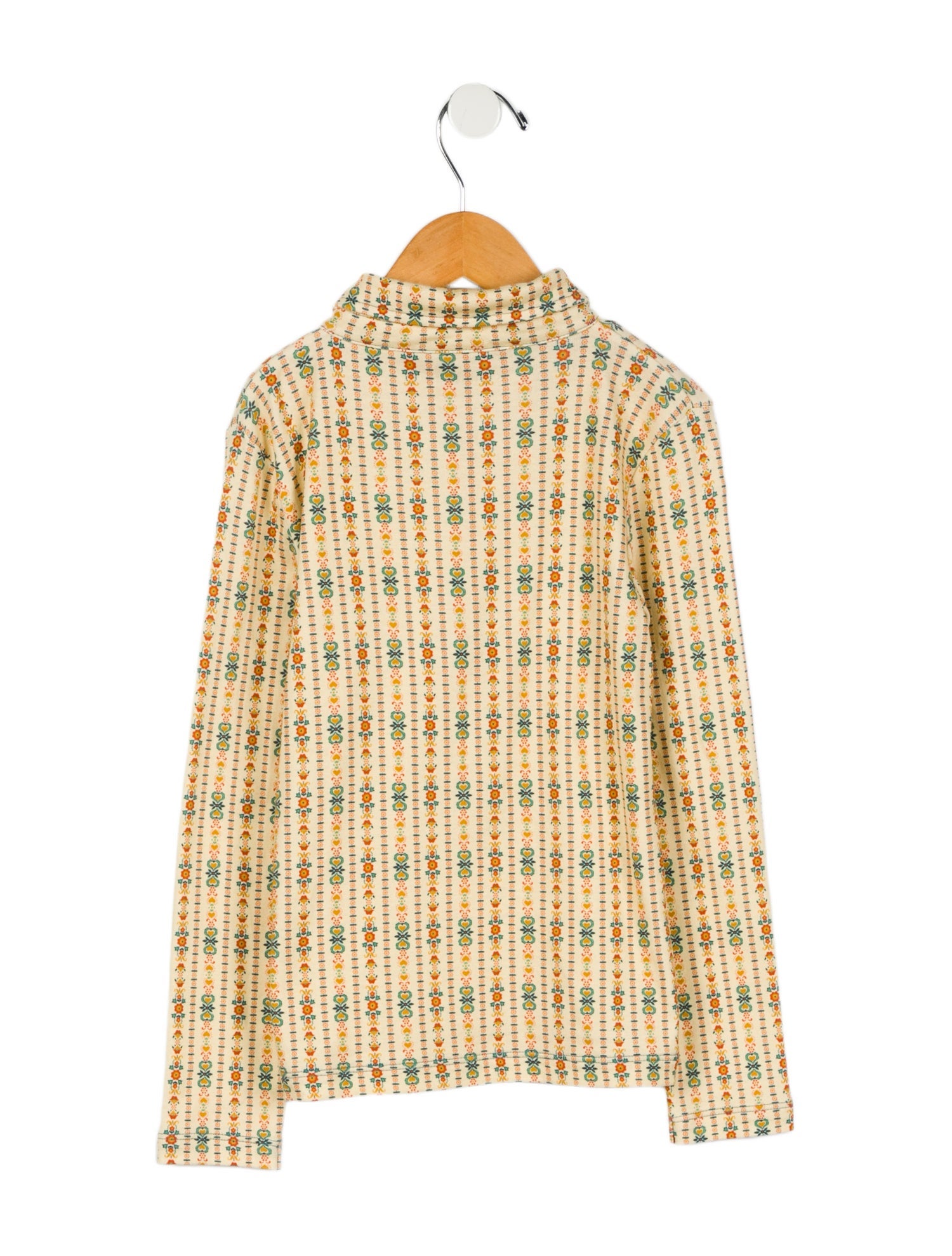 Misha and Puff Girls' Printed Ruffled Top