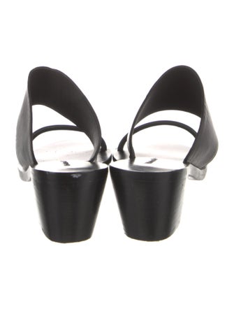 Misha and Puff Leather Slides