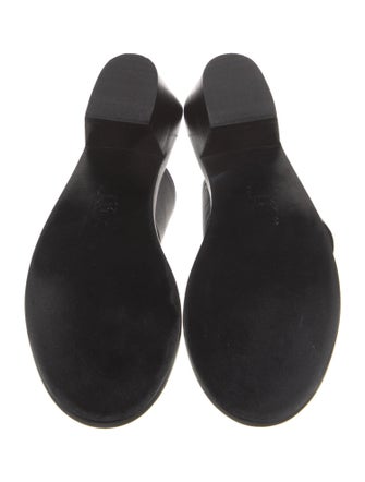 Misha and Puff Leather Slides