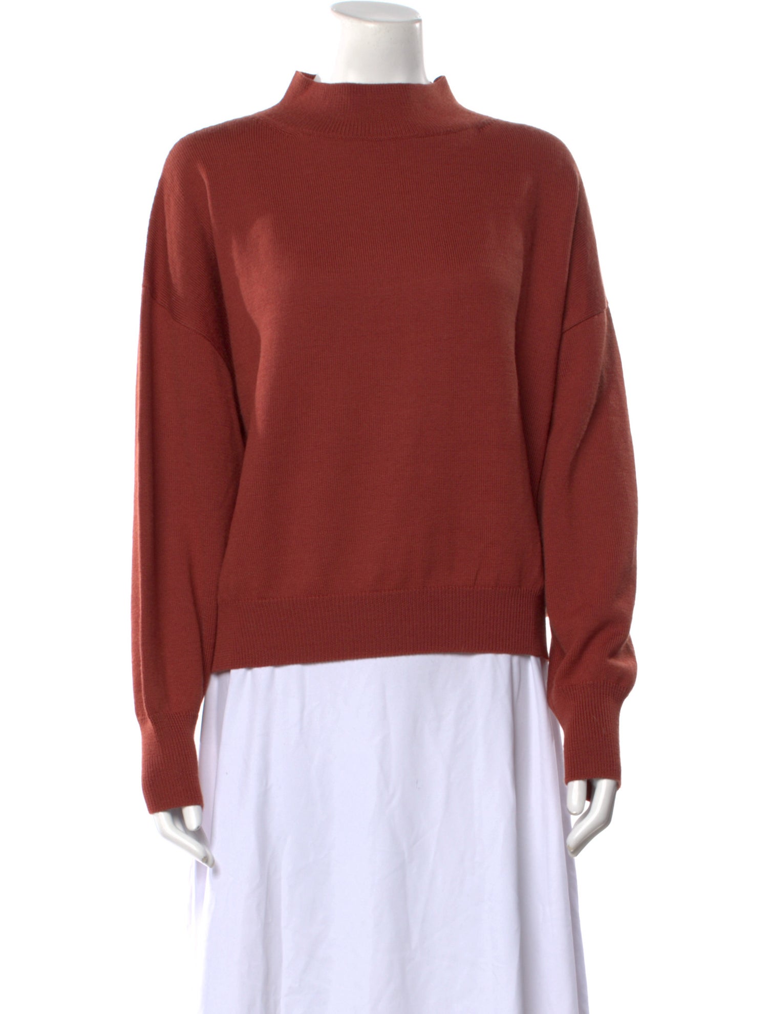 Misha and Puff Merino Wool Mock Neck Sweater