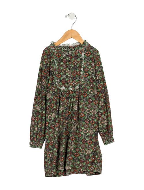 Misha and Puff Girls' Pima Cotton Ruffle Embellished Long Sleeve Top