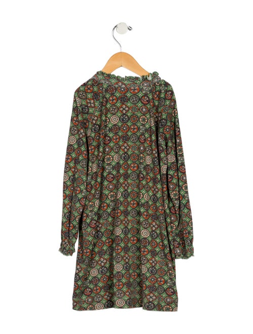 Misha and Puff Girls' Pima Cotton Ruffle Embellished Long Sleeve Top