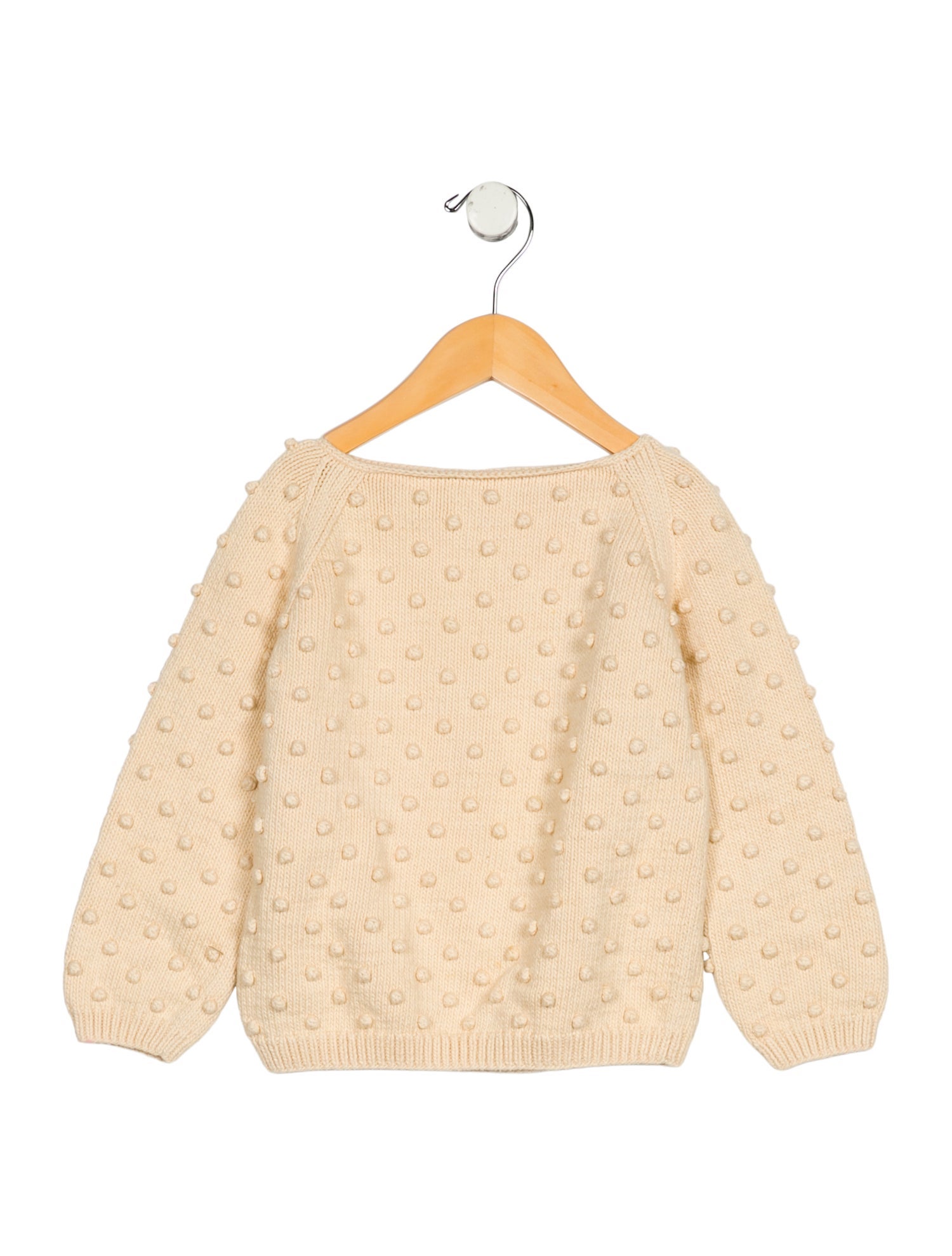 Misha and Puff Girls Long Sleeve Cotton Sweater