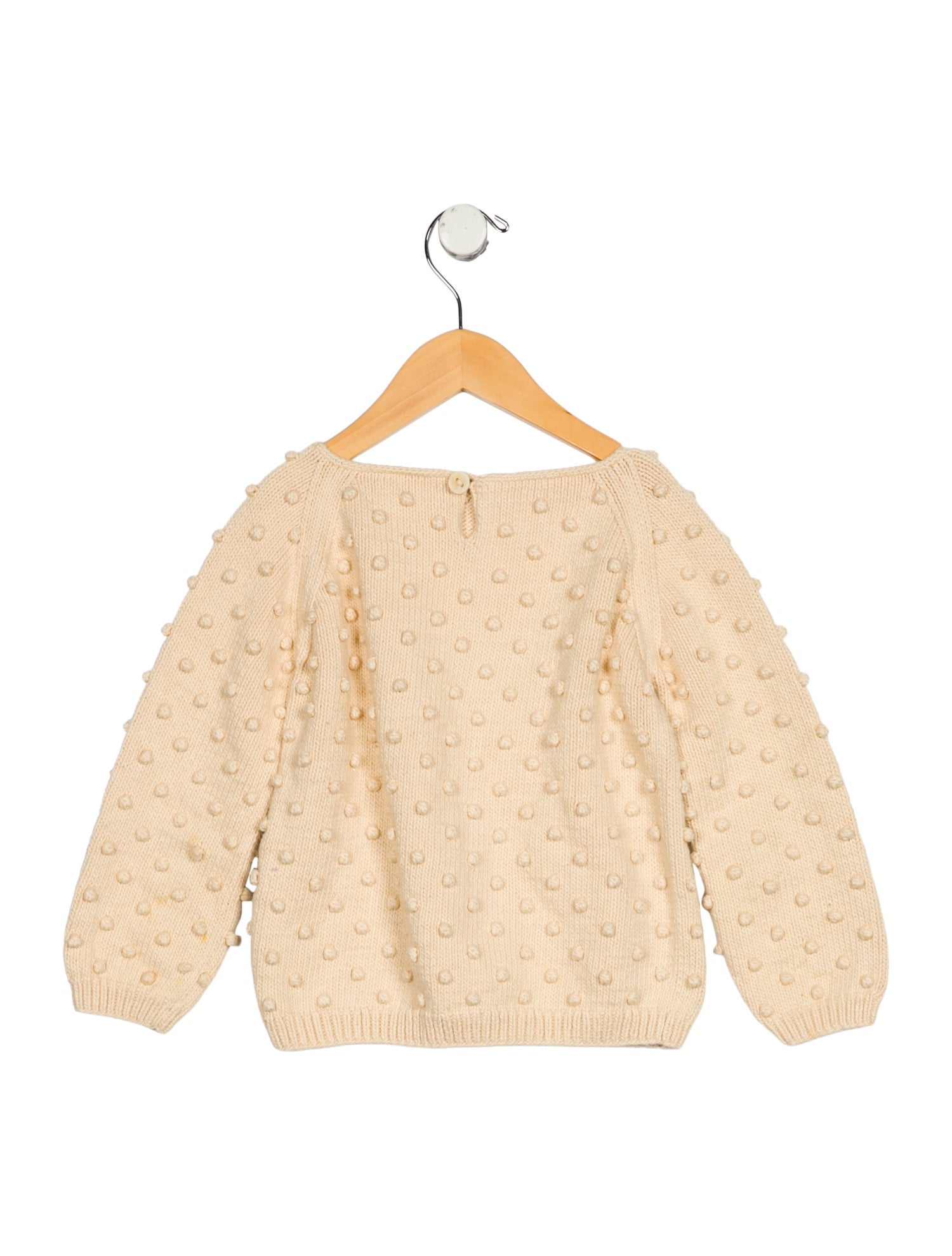 Misha and Puff Girls Long Sleeve Cotton Sweater