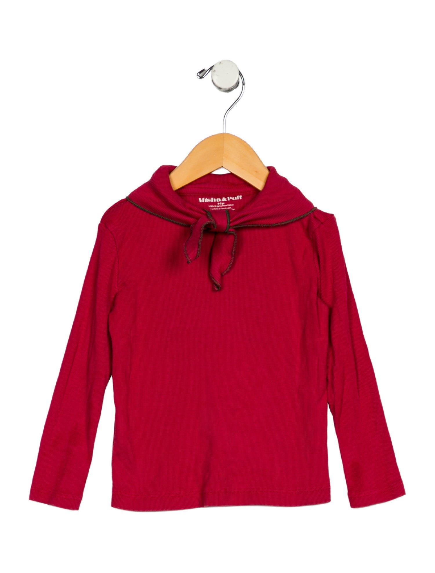 Misha and Puff Girls Long Sleeve Cotton Top