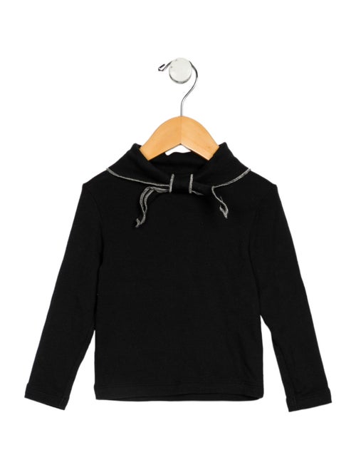 Misha and Puff toddler girls' black top