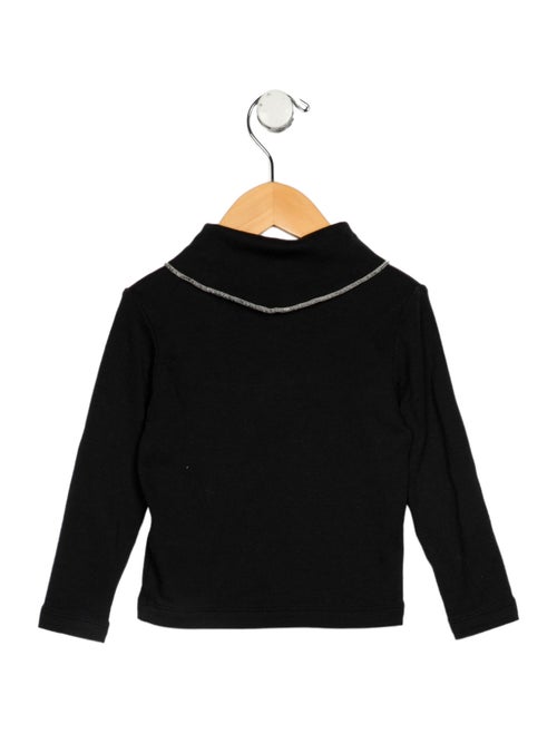 Misha and Puff toddler girls' black top