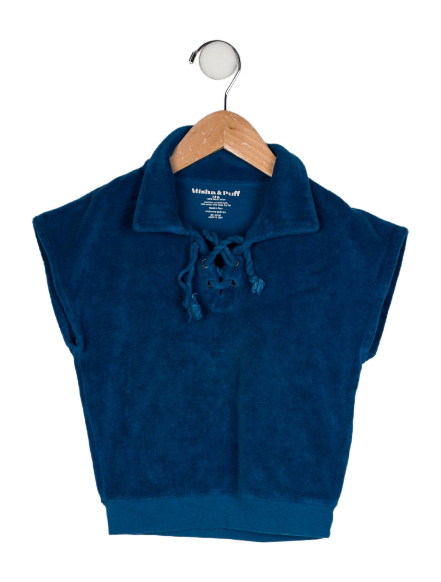 Misha and Puff Solid Short Sleeve Top