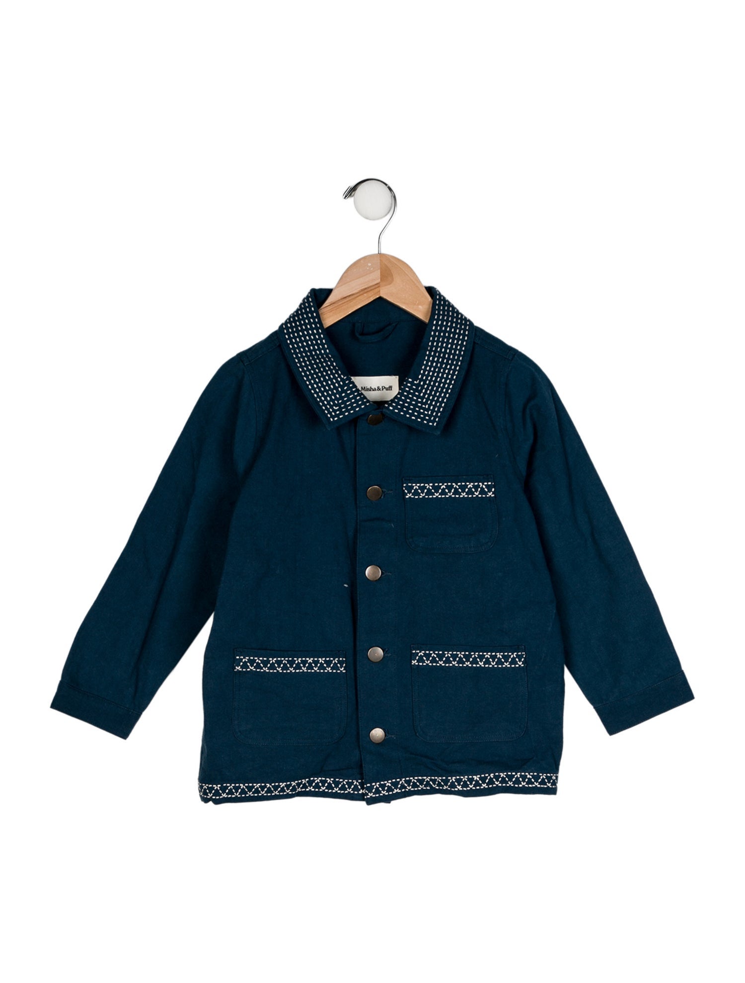 Misha and Puff Solid Casual Jacket