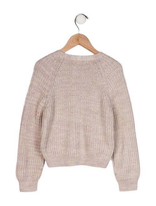 Misha and Puff Solid Woven Cardigan