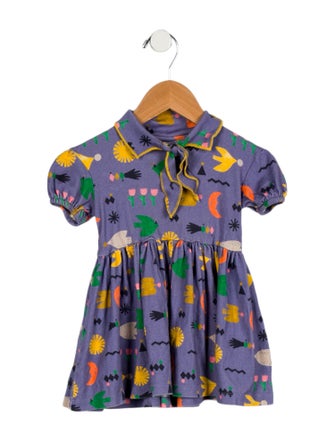 Misha and Puff Infant Girls' Pattern Print Short Sleeve Dress