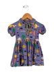 Misha and Puff Infant Girls' Pattern Print Short Sleeve Dress