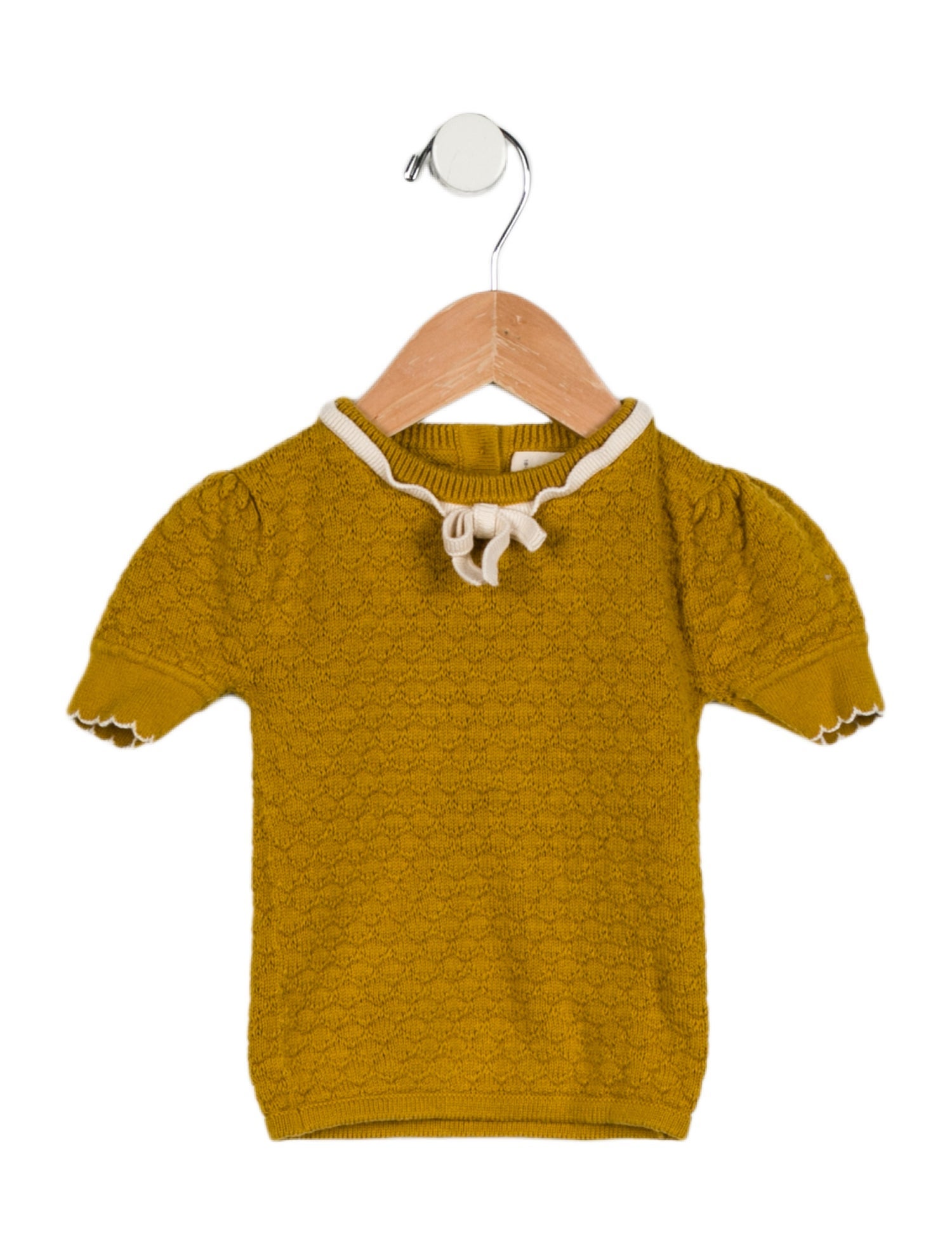 Misha and Puff Girls' Short Sleeve Sweater