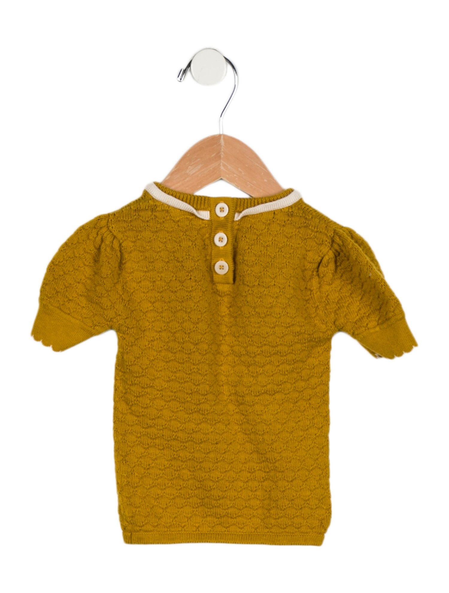 Misha and Puff Girls' Short Sleeve Sweater