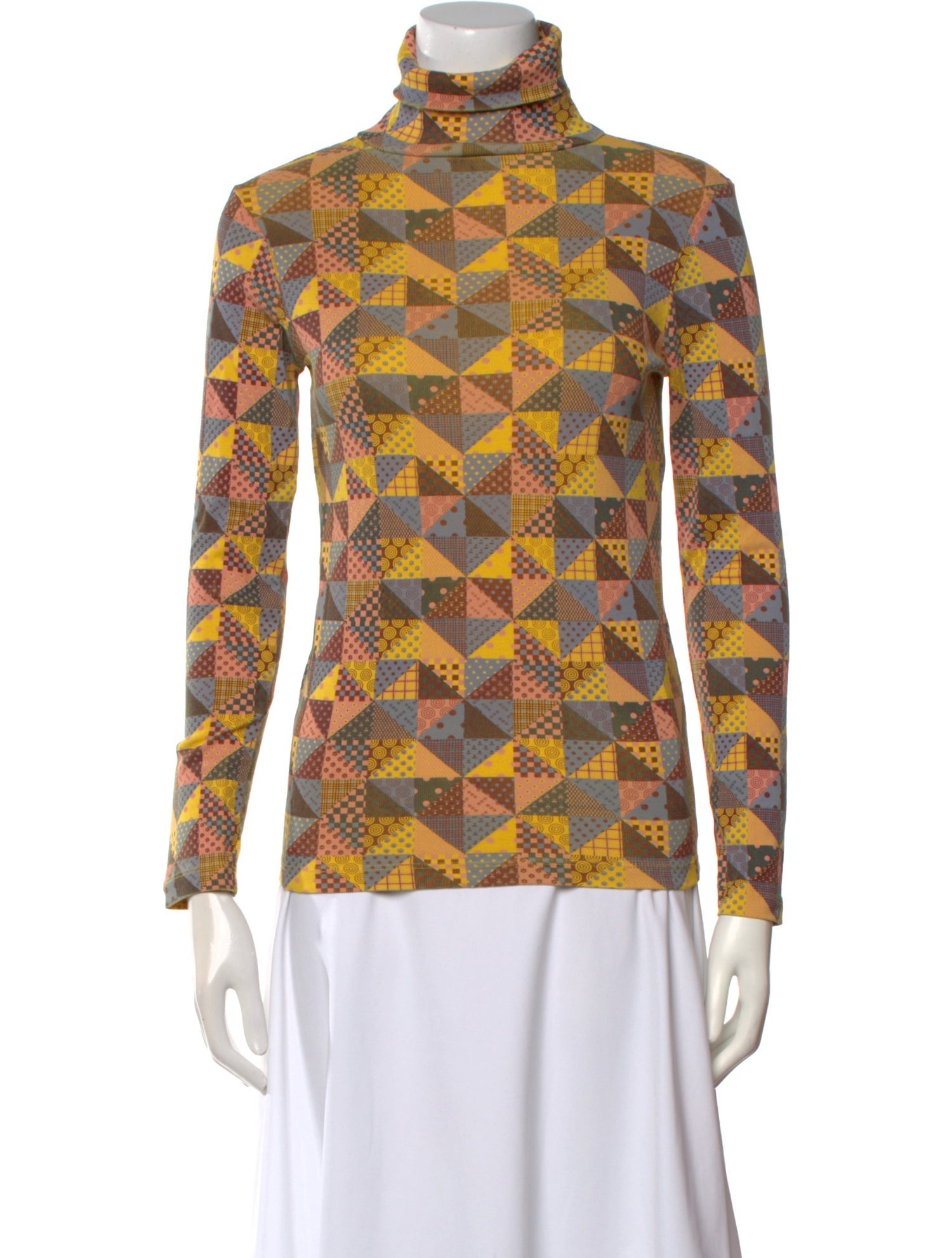 Misha and Puff Printed Turtleneck Blouse