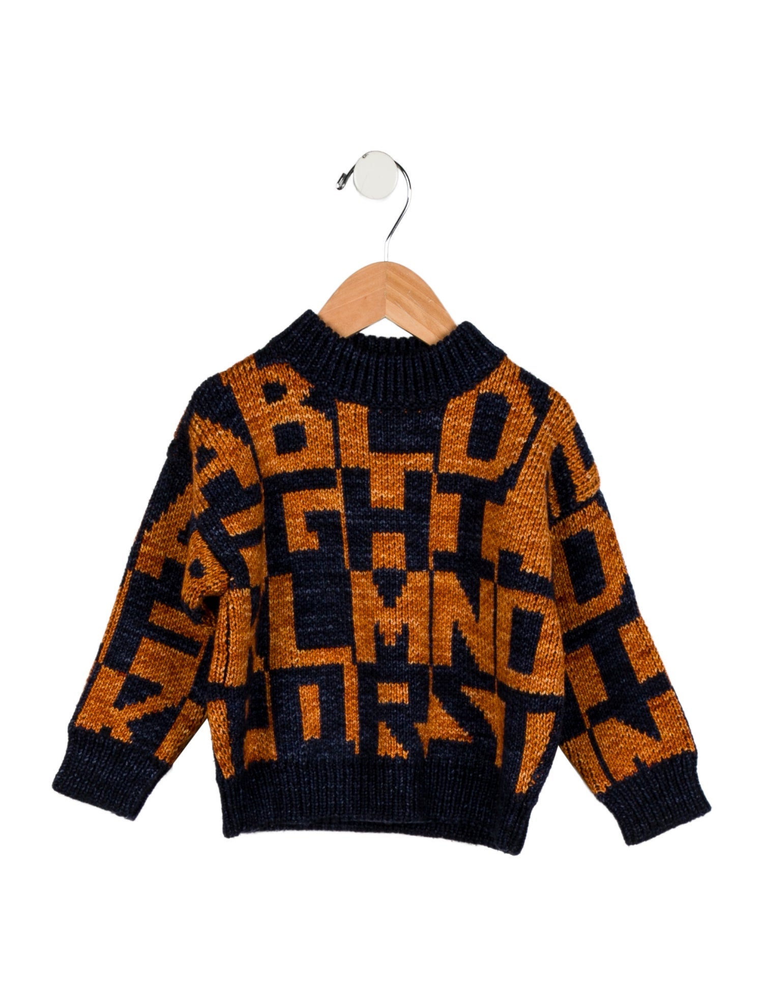 Misha and Puff Toddler Boys' Alphabet Knit Sweater