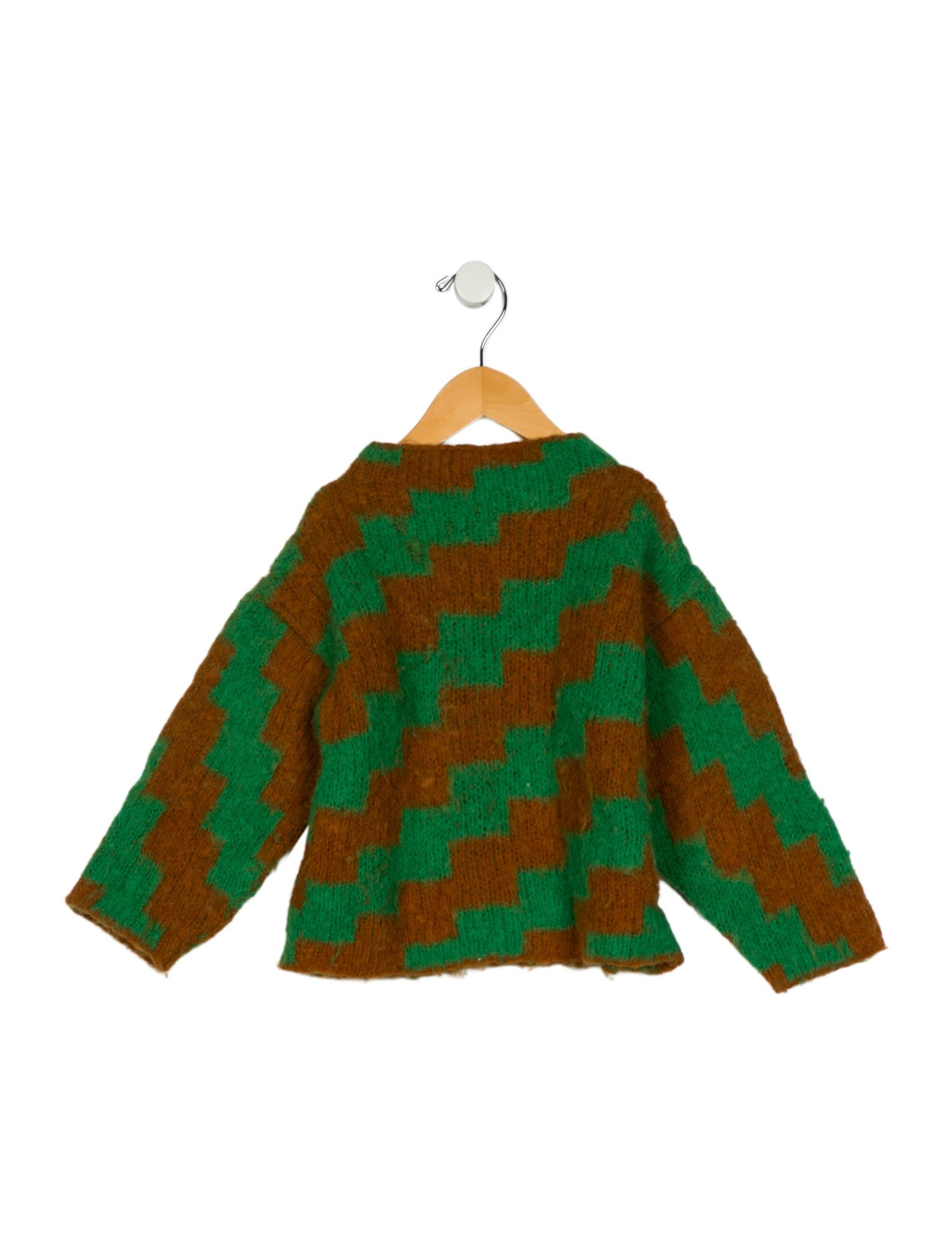 Misha and Puff Toddler Girls' Alpaca Patterned Sweater