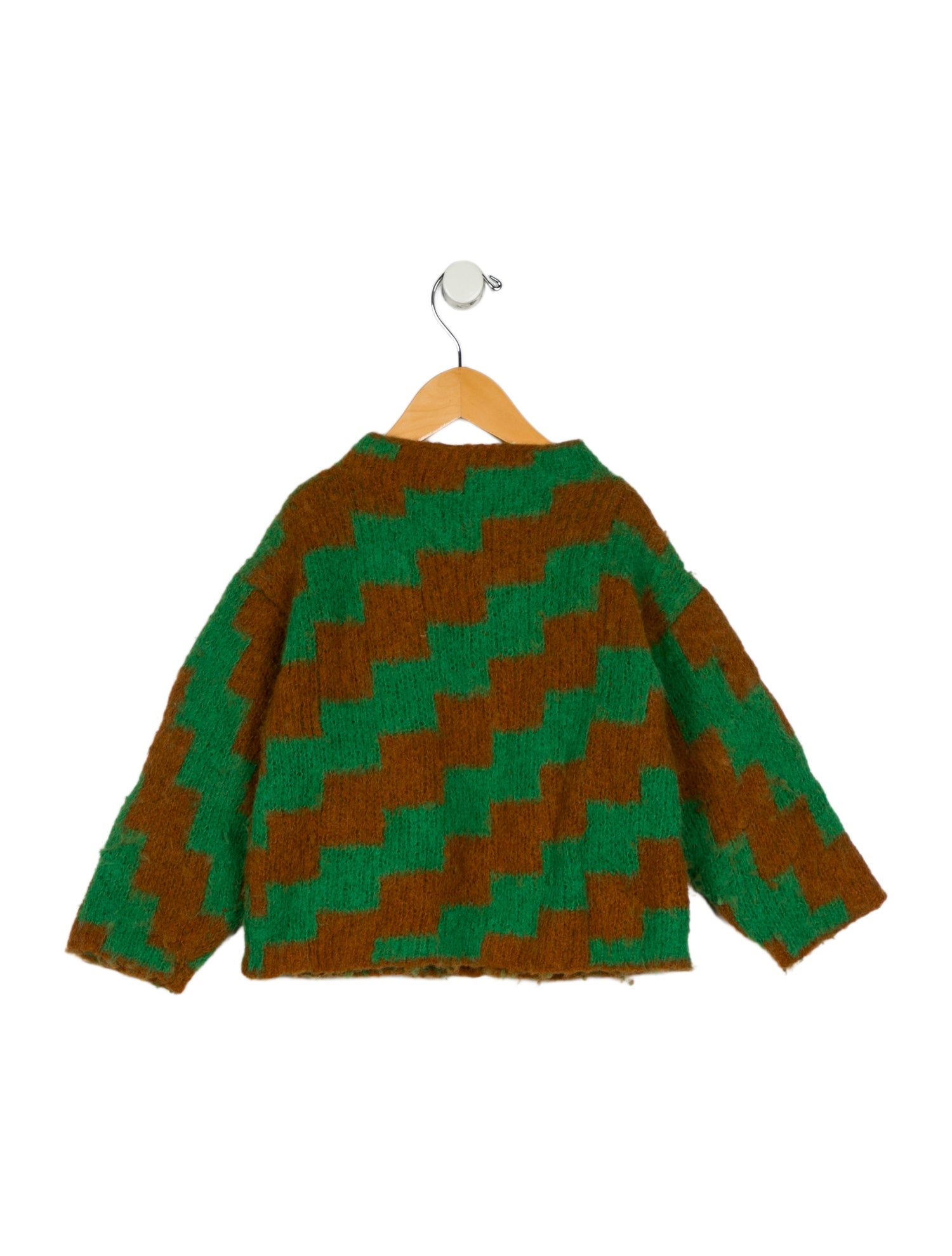 Misha and Puff Toddler Girls' Alpaca Patterned Sweater