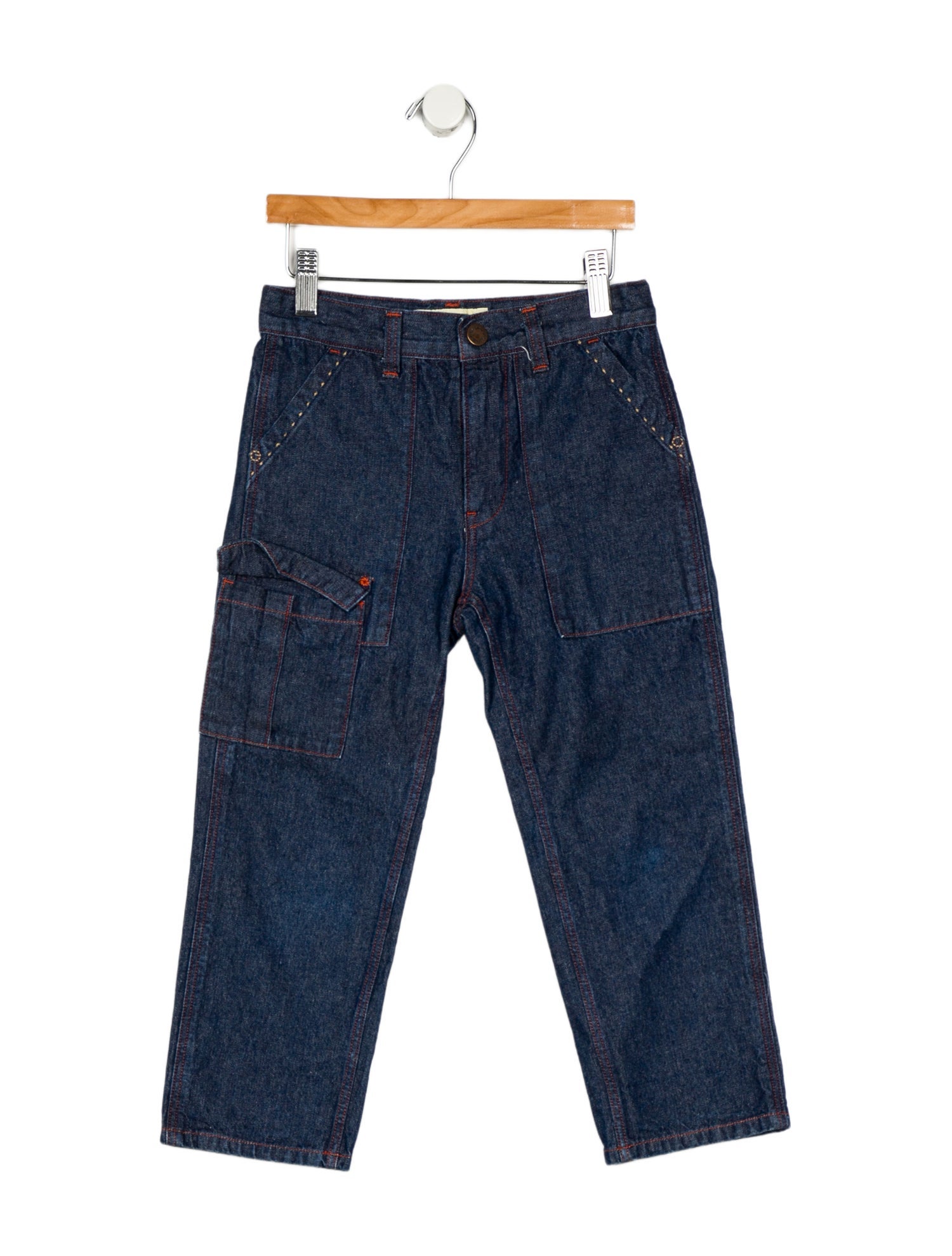 Misha and Puff Toddler Girls' Denim High-Waist Pants