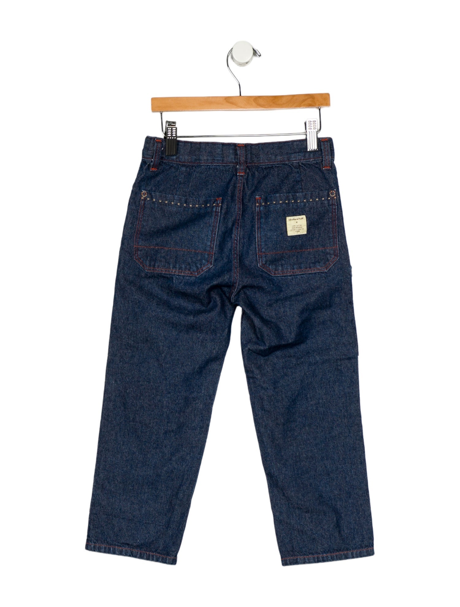 Misha and Puff Toddler Girls' Denim High-Waist Pants