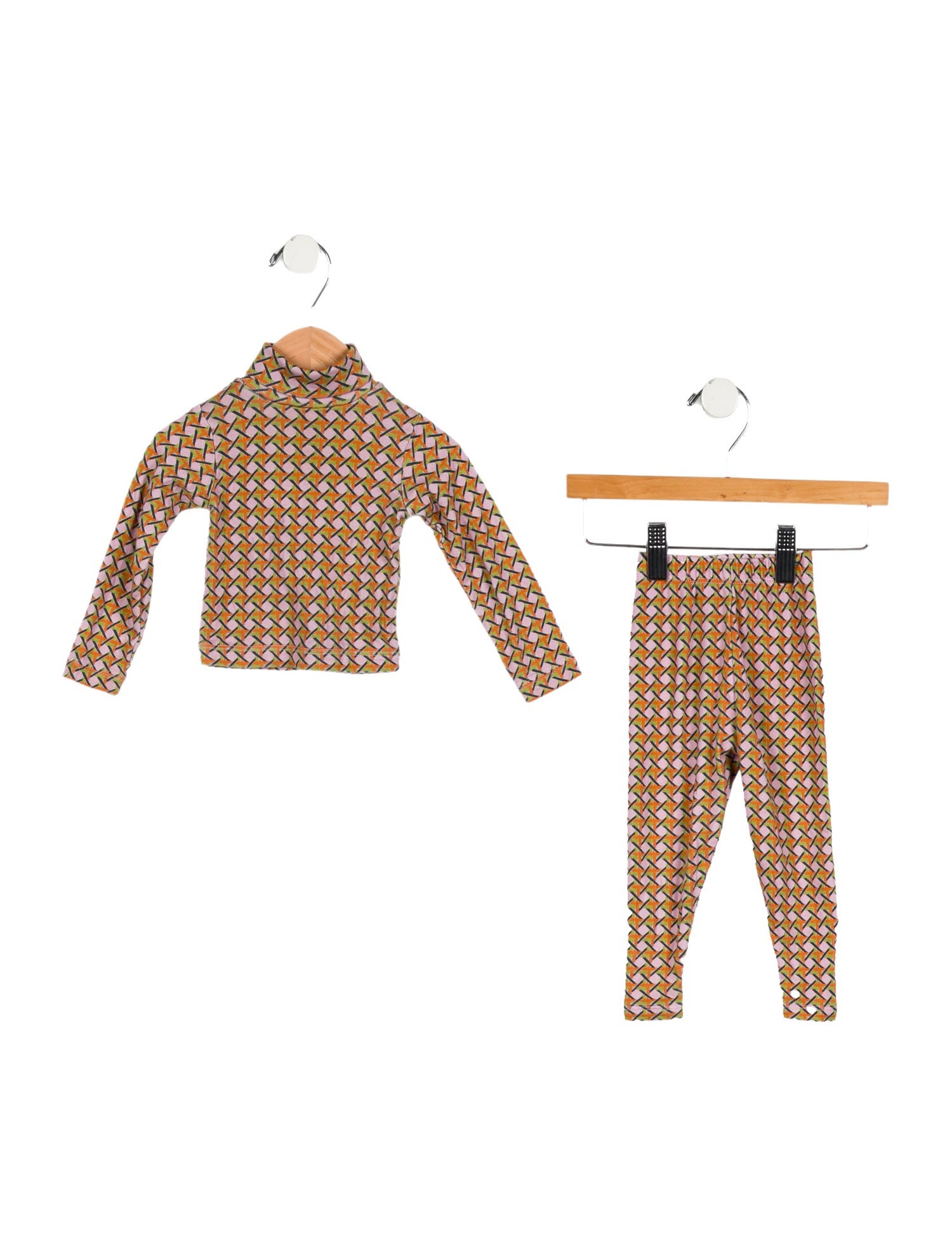 Misha and Puff Infant Girls' Geometric Print Two Piece Set