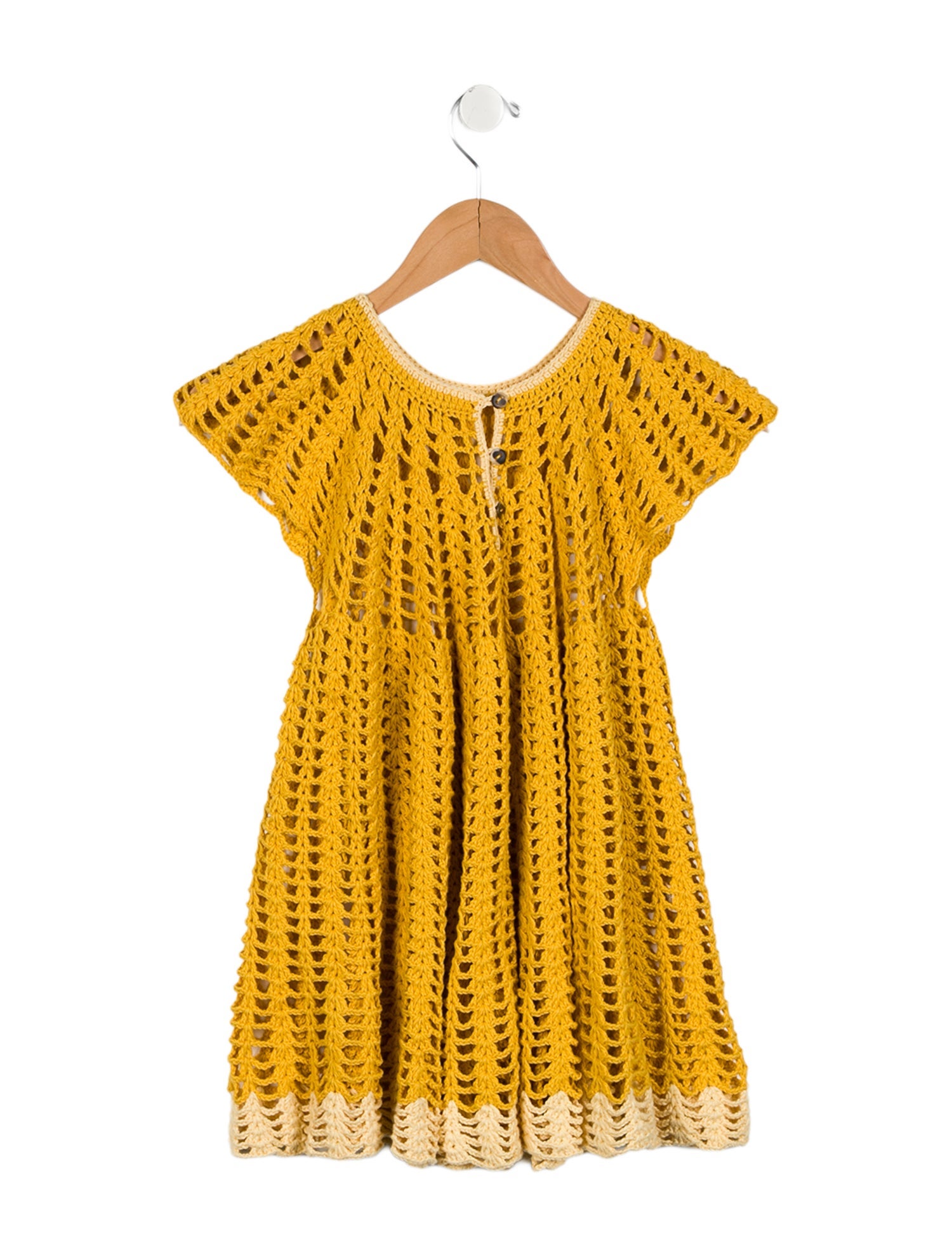 Misha and Puff Girls' Crochet Dress