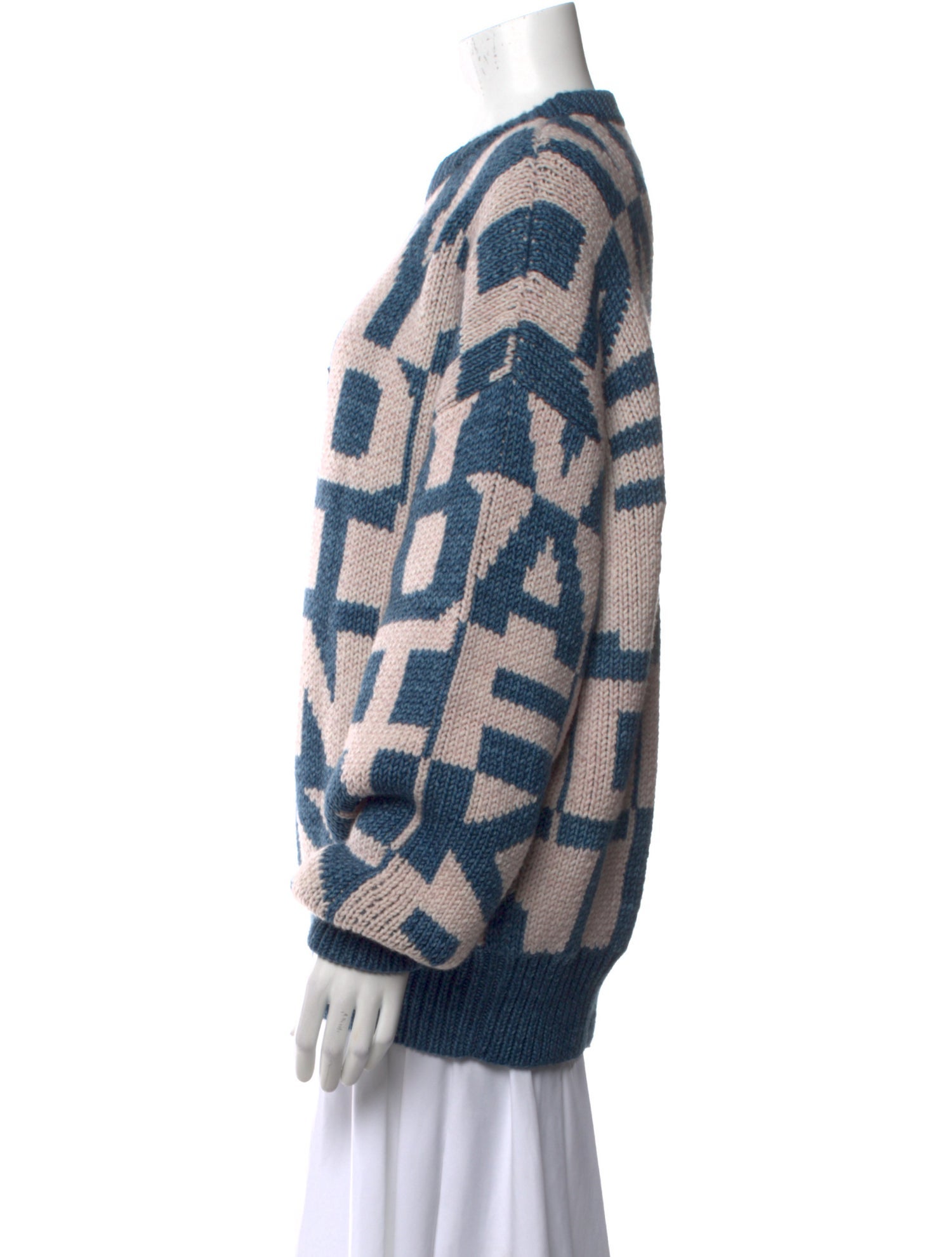 Misha and Puff Merino Wool Printed Sweater