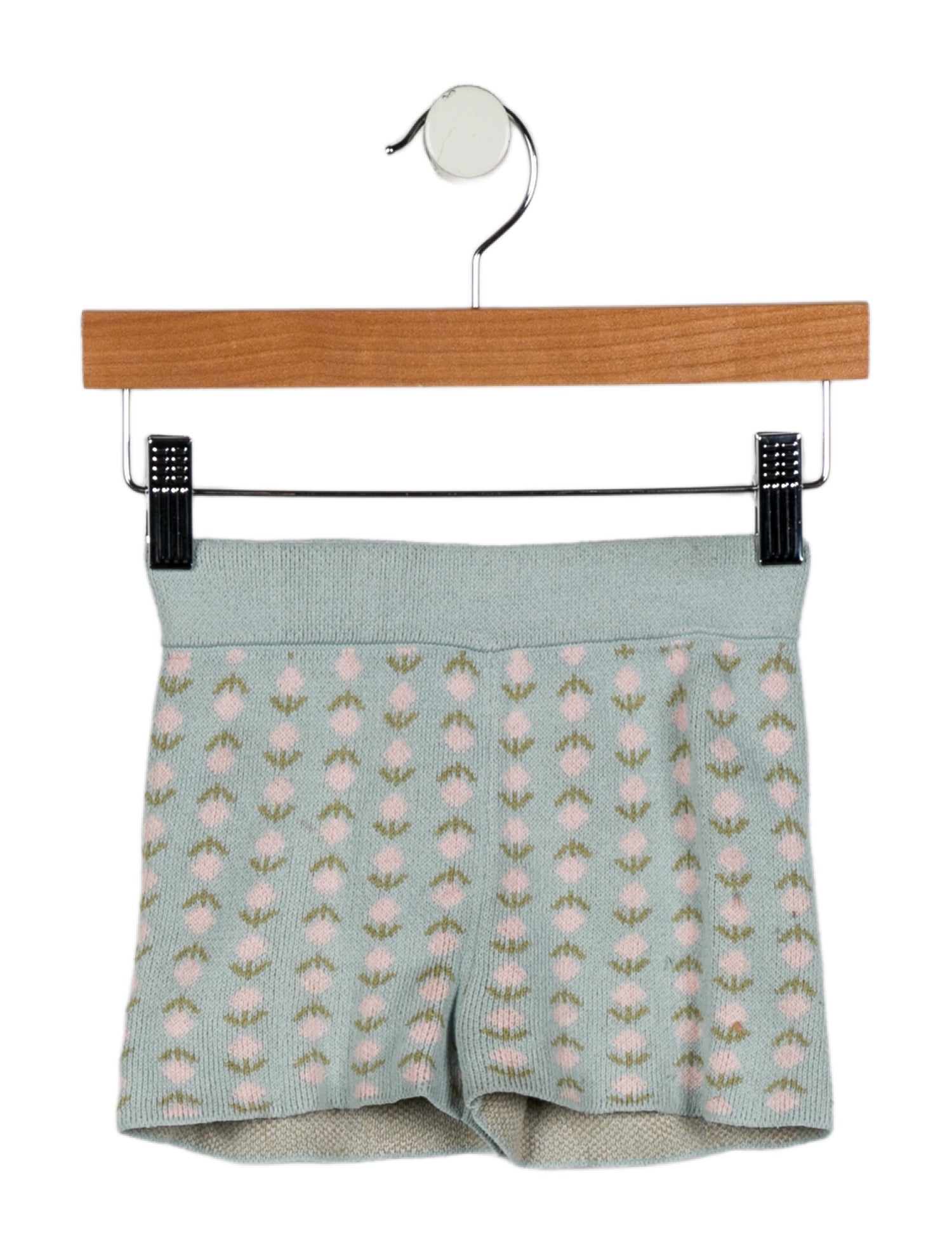 Misha and Puff Girls' Floral Print Knit Shorts