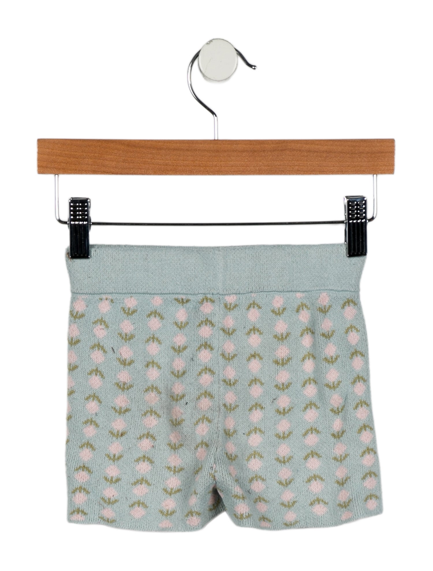 Misha and Puff Girls' Floral Print Knit Shorts