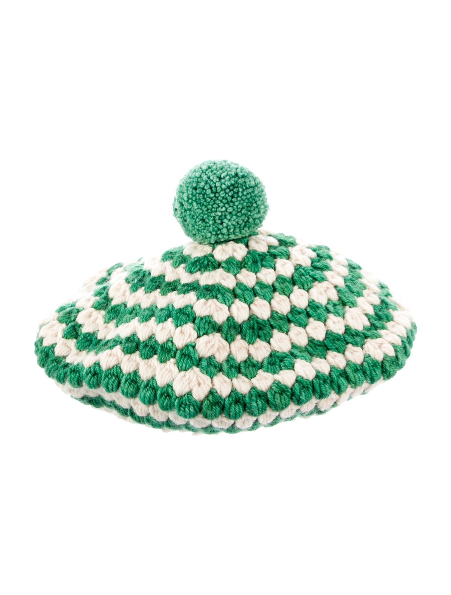 Misha and Puff Wool Knit Beret Hat