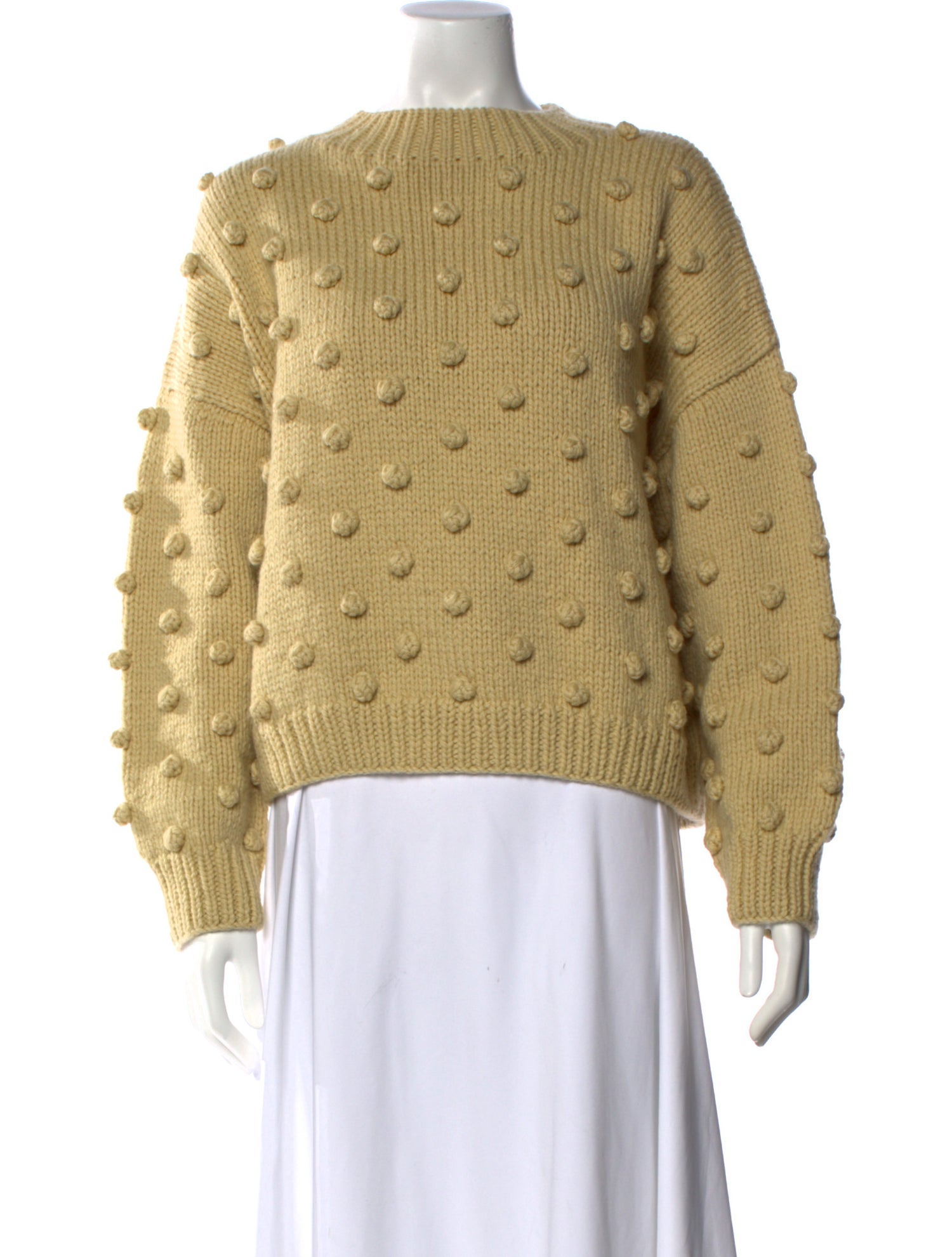 Misha and Puff Wool Bateau Neckline Sweater w/ Tags