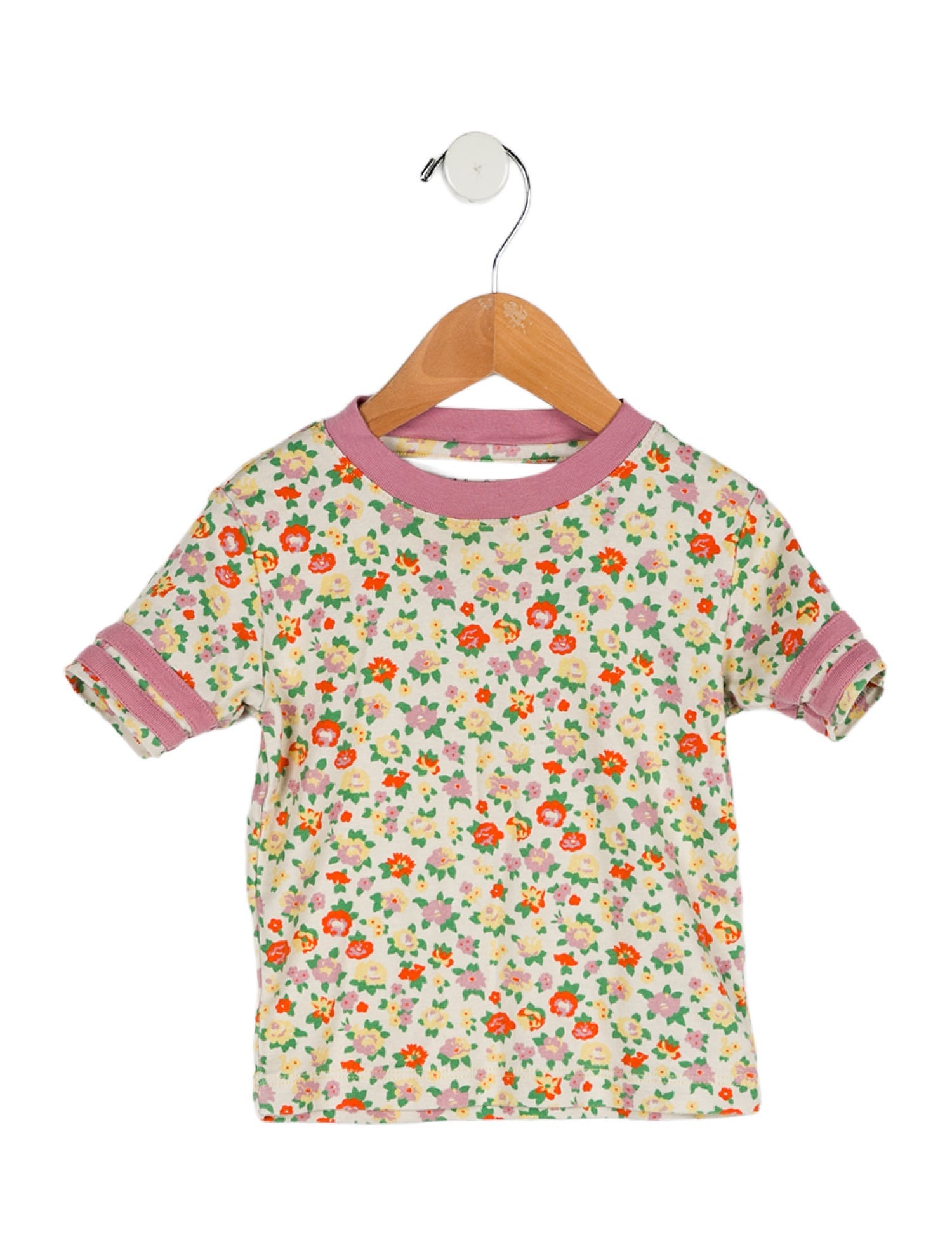 Misha and Puff Girls' Floral Print T-Shirt