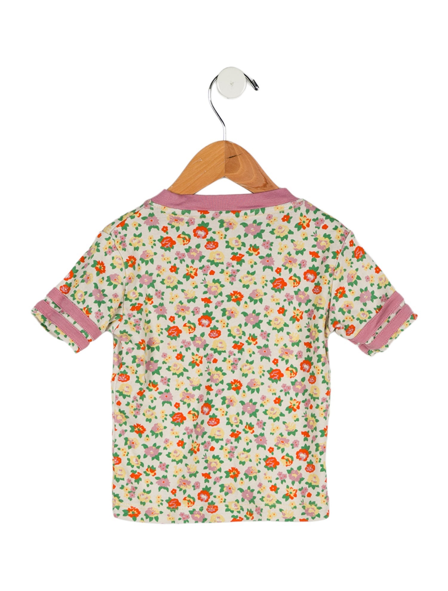 Misha and Puff Girls' Floral Print T-Shirt