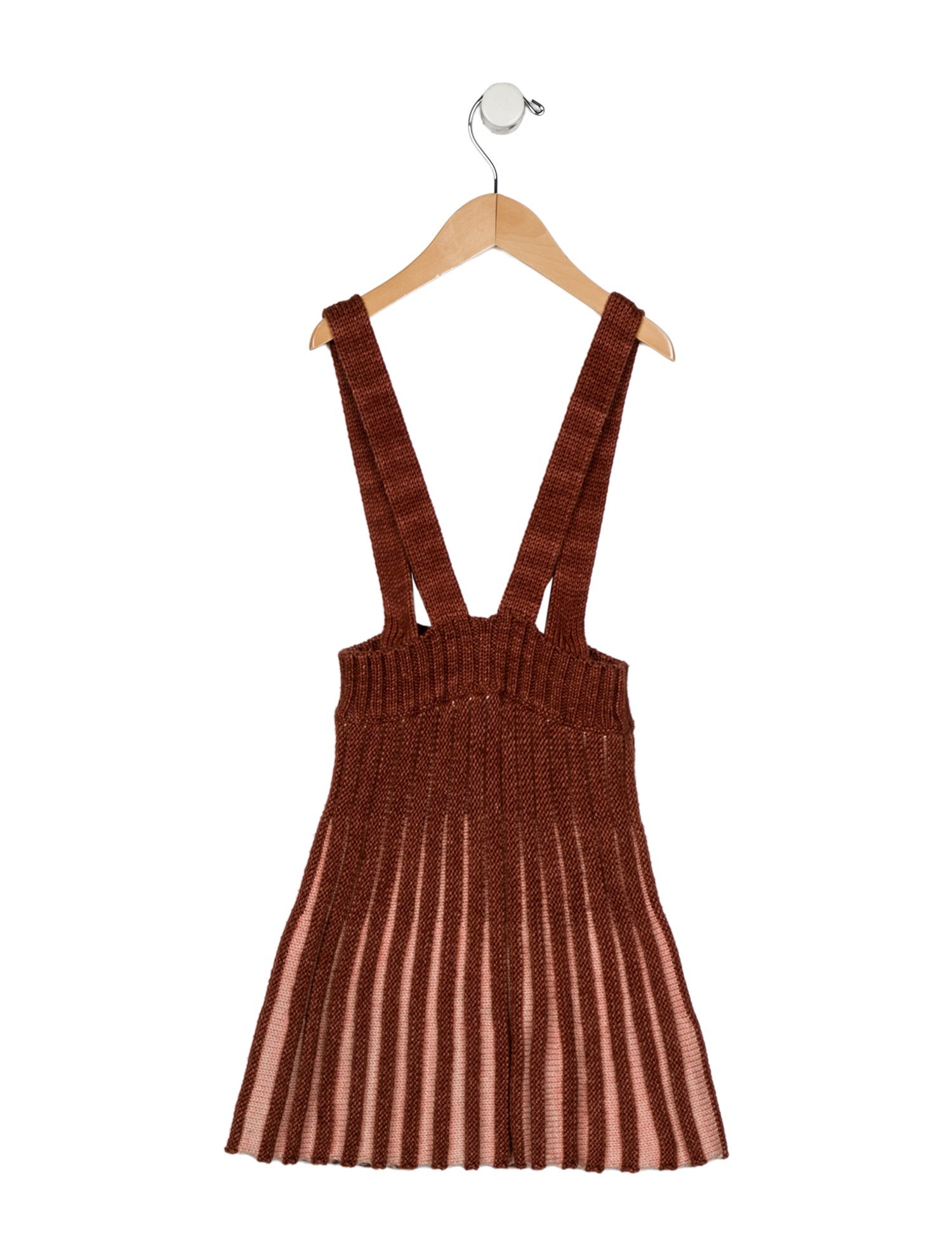 Misha and Puff Girls' Merino Wool Two-Tone Dress