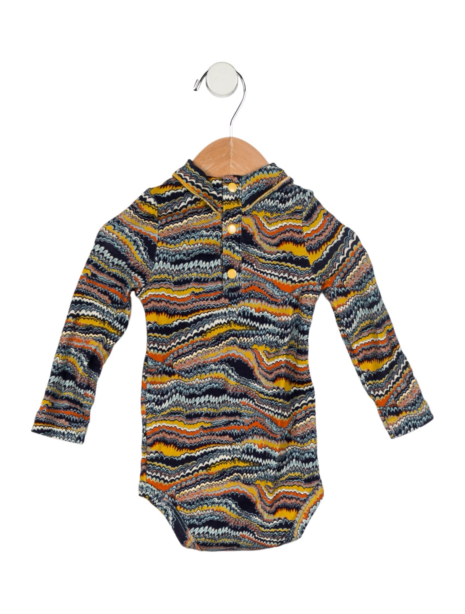 Misha and Puff Infant Girls' Multicolor Pattern Onesie