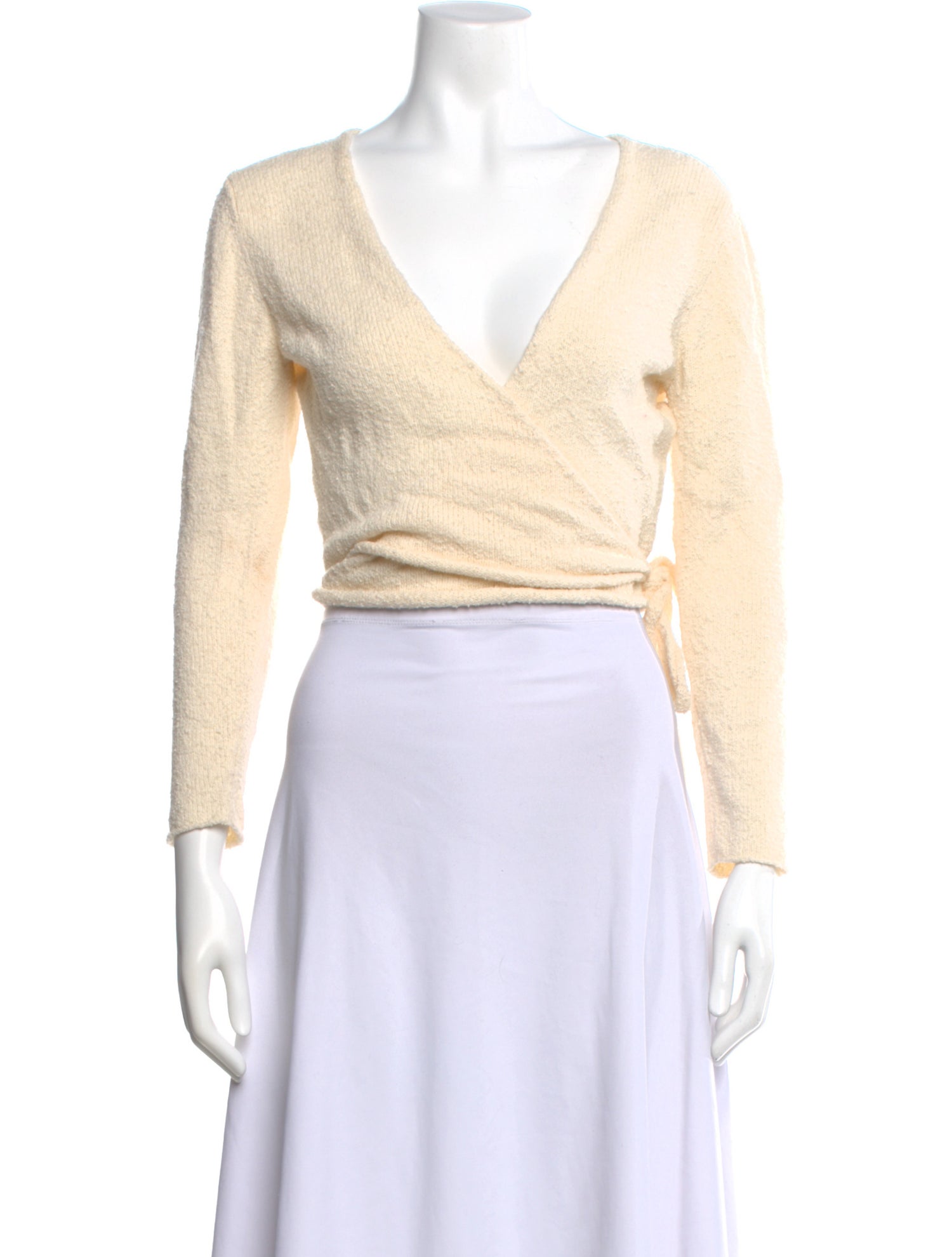 Misha and Puff V-Neck Long Sleeve Top