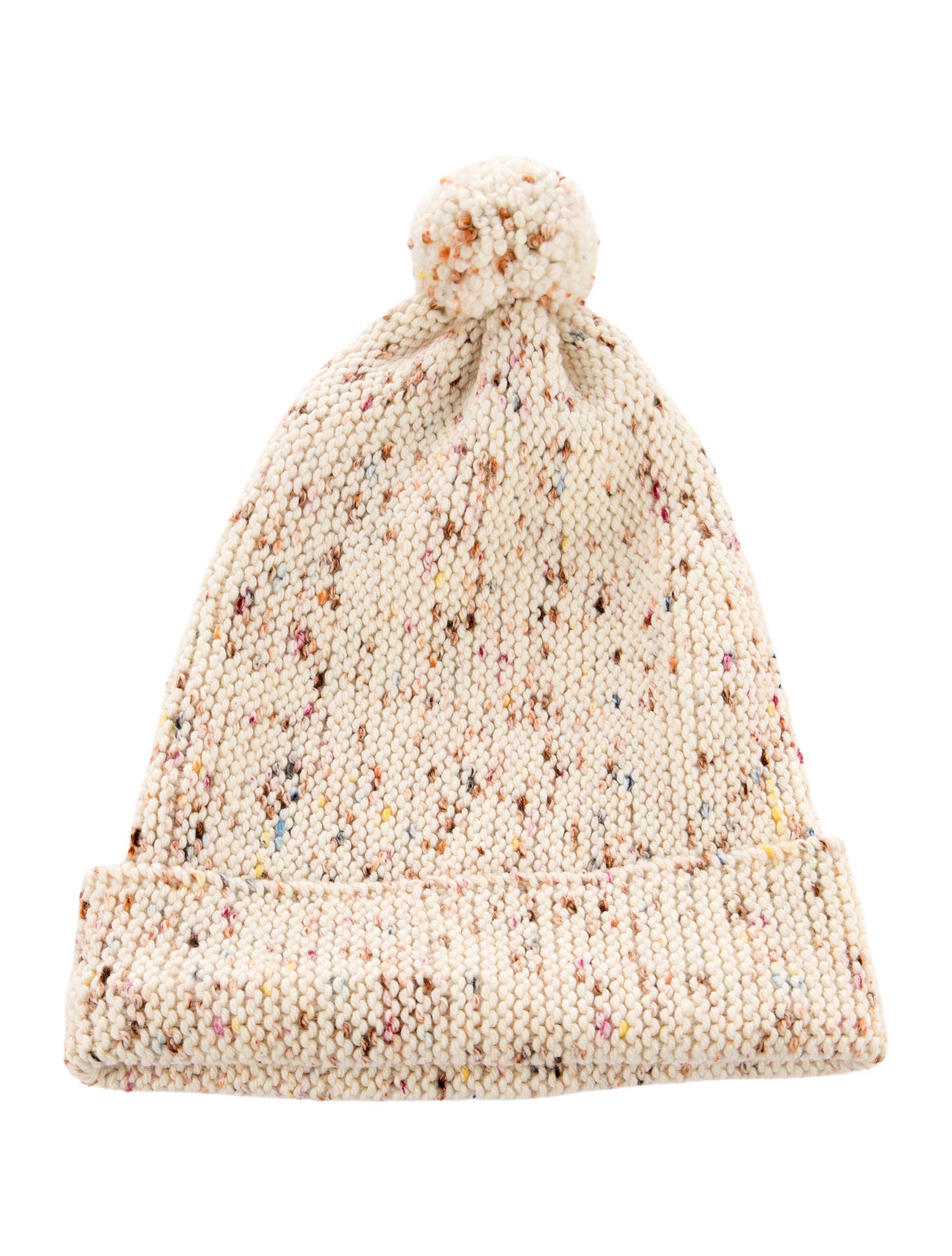 Misha and Puff Wool Knit Beanie