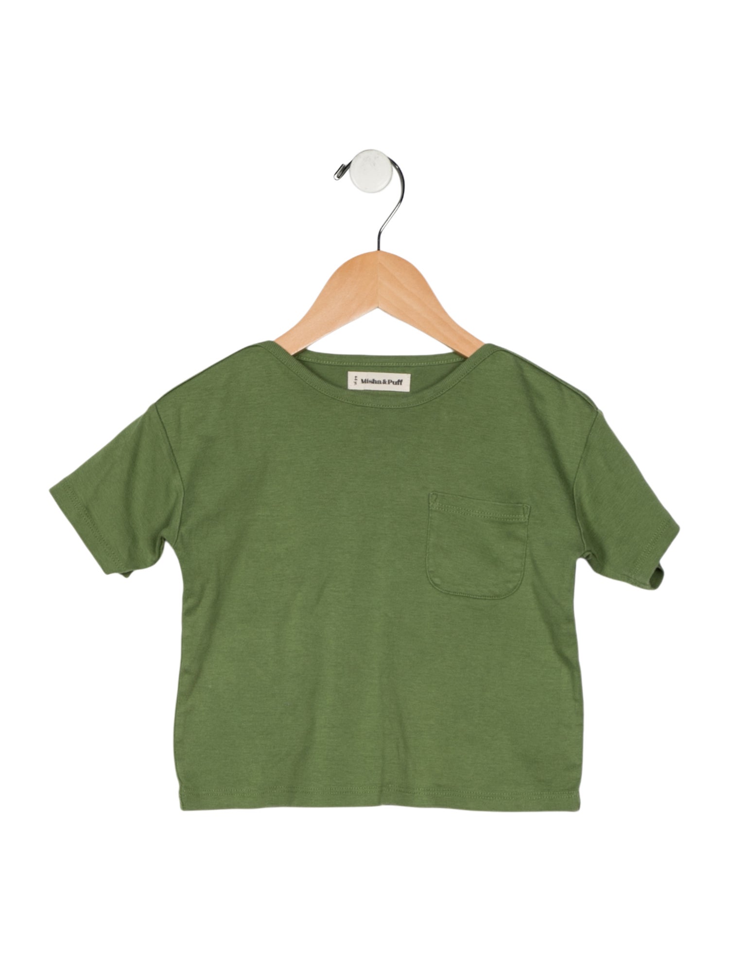 Misha and Puff Toddler Boys' Crewneck Pocket Tee