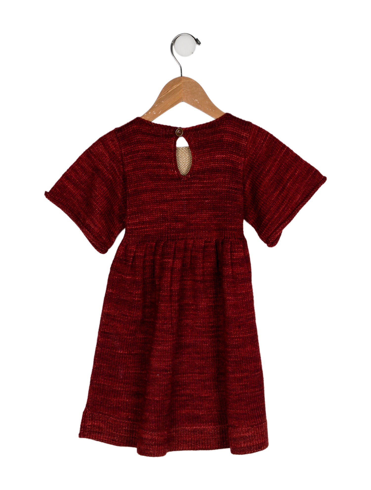 Misha and Puff Merino Wool Short Sleeve Sweater Dress