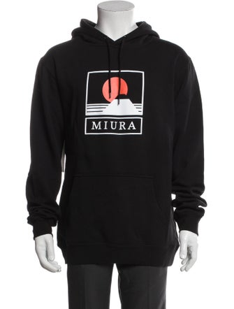 Miura Graphic Print Crew Neck Hoodie