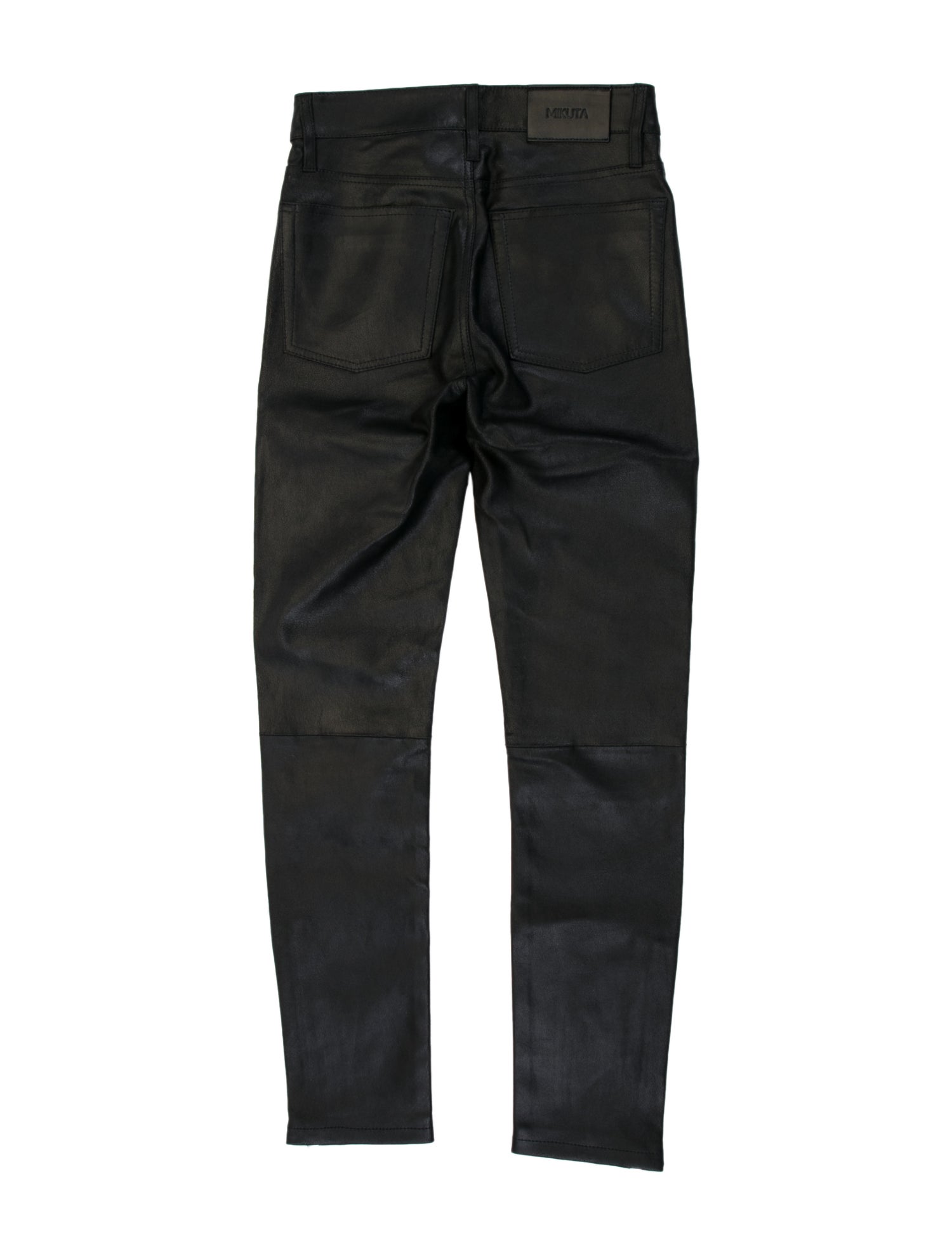 MIKUTA Leather Skinny Leg Pants
