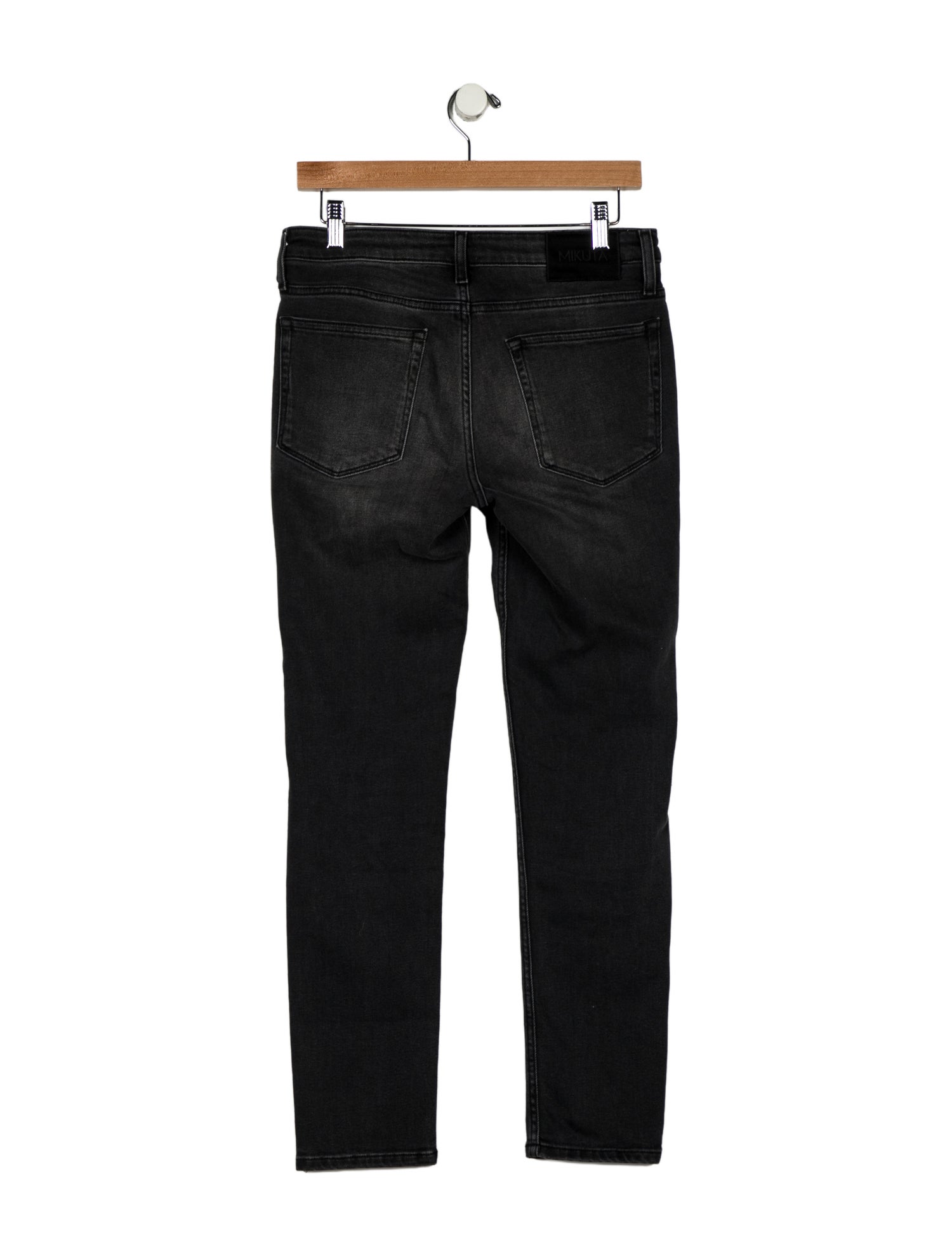 MIKUTA Mid-Rise Straight Leg Jeans