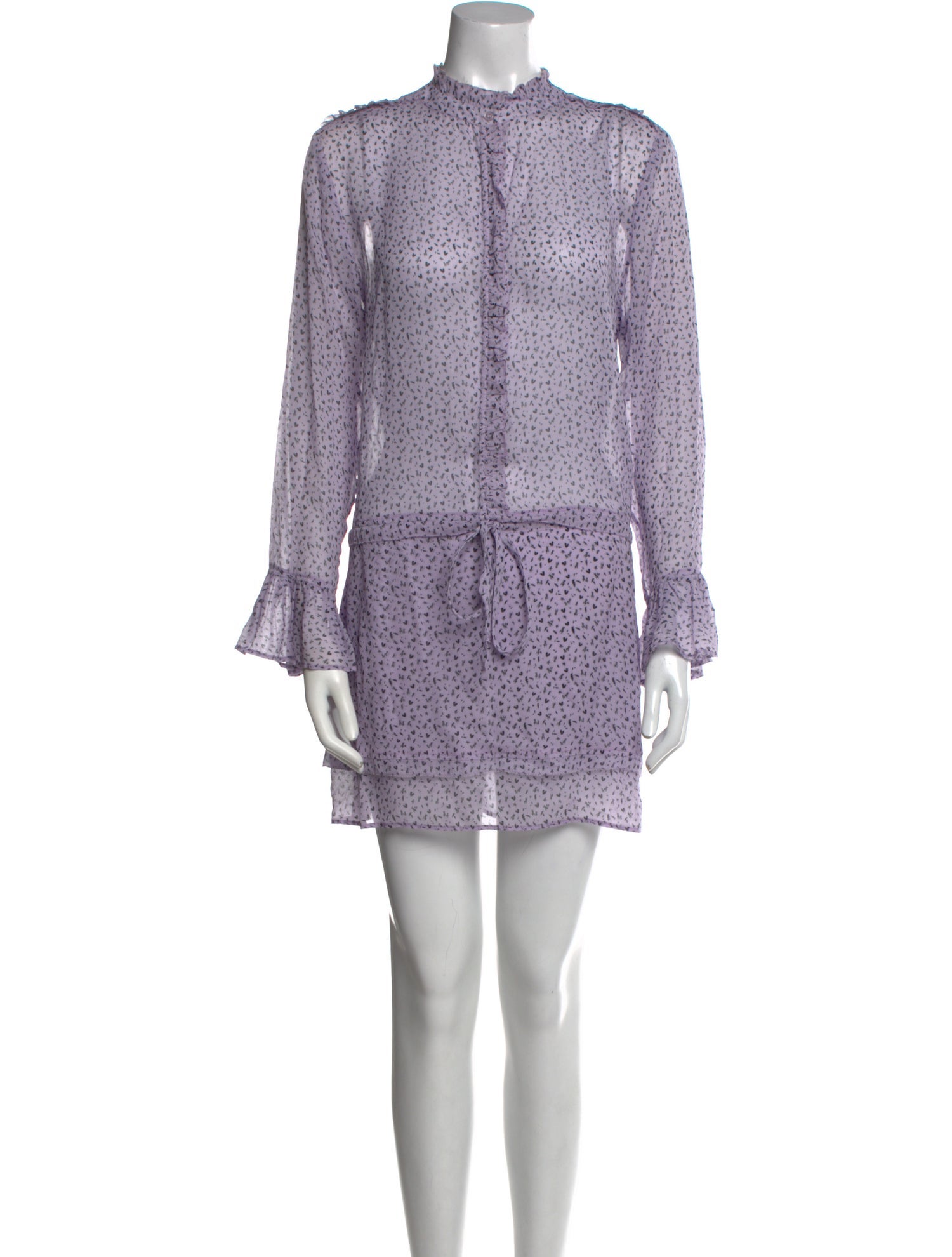 MIKUTA Printed Mini Dress