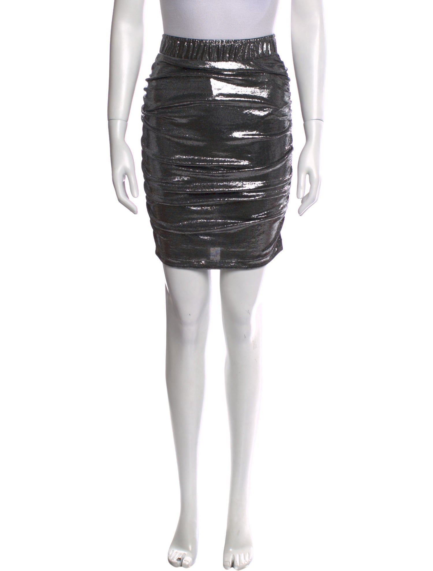 MIKUTA Sequin Embellishments Mini Skirt