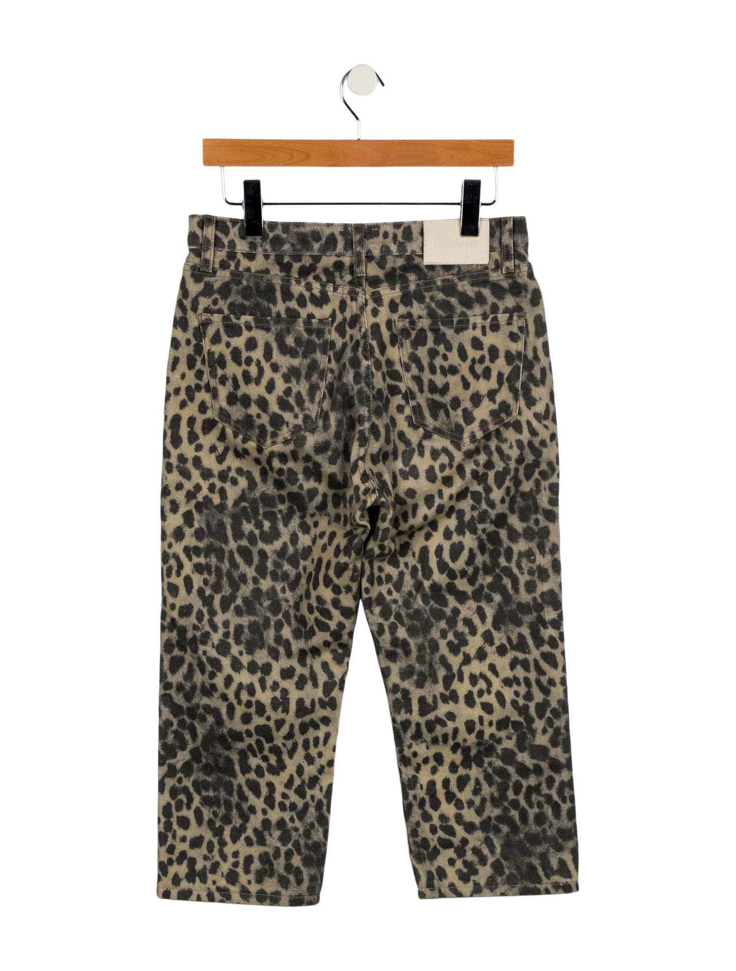 MIKUTA High-Rise Straight Leg Jeans