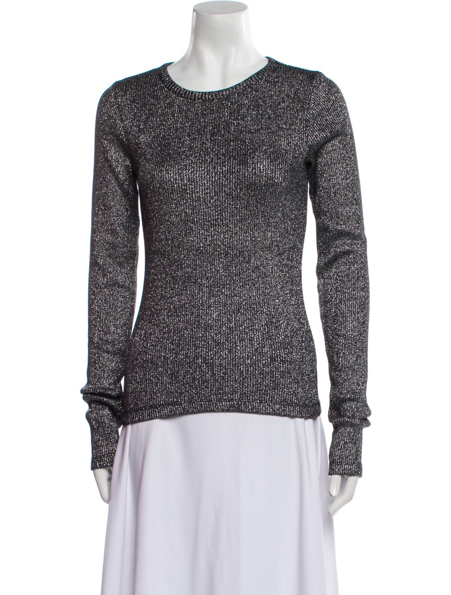 MIKUTA Crew Neck Long Sleeve Sweatshirt