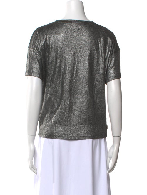 MIKUTA Linen Crew Neck T-Shirt