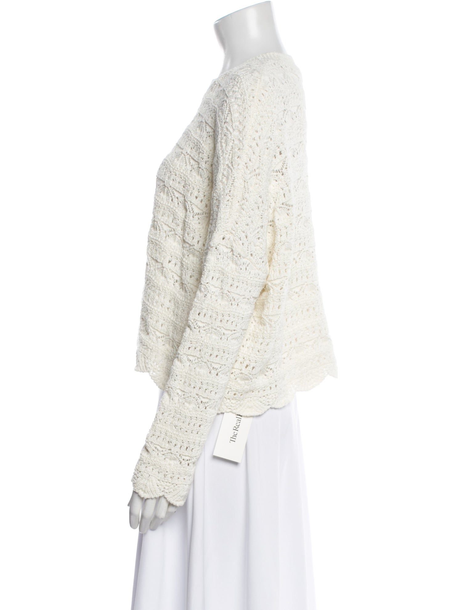 MIKUTA Linen Crochet Trim Pant Set